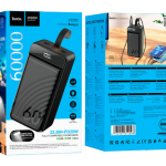POWER BANK HOCO CARGA RÁPIDA J123C CON LINTERNA LED 60000 MAH